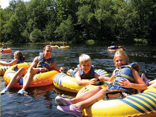 lazy river tubing